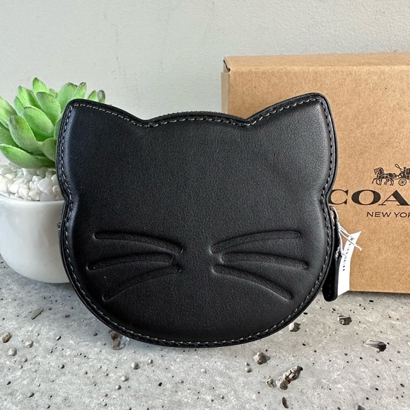 NWT Coach Cat Coin Case - Picture 3 of 10